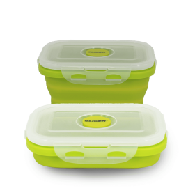 GLIDER S20 Green Bento Premium Lunch Box & Food Storage Container - Large