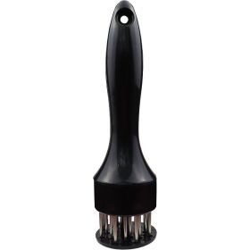 1pc 304 Stainless Steel Meat Tenderizer; 21 Steel Needles To Loosen Meat Artifact; Tender Meat And Break Tendons (Color: Black)